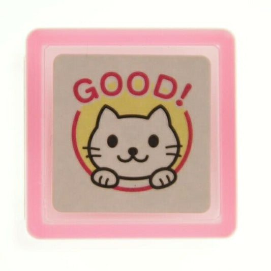 KODOMONOKAO こどものかお ｽﾀﾝﾌﾟ ･ ﾐﾆｽﾀﾝﾌﾟ浸透印 ﾈｺ GOOD ｽﾀﾝﾌﾟ台 ｲﾝｸ かわいい ｷｬﾗｸﾀｰ 手帳 ｲﾗｽﾄ 6mm 5個 3個 ごほうびｽﾀﾝﾌﾟ　事務　先生  ｽｹｼﾞｭｰﾙ帳 手帳のﾀｲﾑｷｰﾊﾟｰ :4990212342943