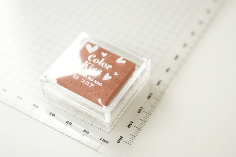 KODOMONOKAO Color Kiss Cocoa Ink Pad Order Character Cute Notebook Stamp Hanko Schedule Book Notebook Time Keeper: 4990212450440