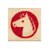 ＃こどものかお ニューイヤースタンプ　馬横顔 11293-003 こどものかお :4990212505430