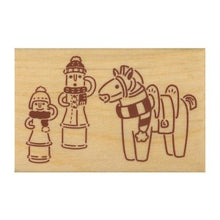Load image into Gallery viewer, こどものかお ニューイヤースタンプ　埴輪冬支度 11295-002
