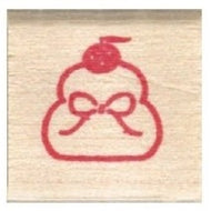 ＃こどものかお ニューミニワンポイントスタンプ 11021-084 鏡餅 こどものかお :4990212732843