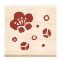 画像をギャラリービューアに読み込む, ＃こどものかお ワンポイントスタンプ 梅散らし 11024-066 こどものかお :4990212735660
