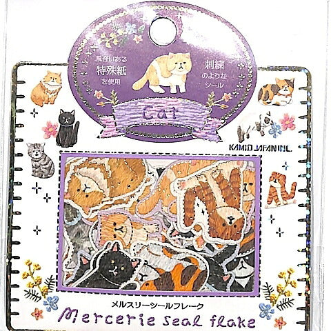 KAMIO JAPAN ｶﾐｵｼﾞｬﾊﾟﾝ ｼｰﾙ ･ PM MERCERIEｼｰﾙﾌﾚｰｸ CAT 猫 ﾈｺ ｼｰﾙ帳 福袋 ｽｹｼﾞｭｰﾙ ﾃﾞｺ ｽﾃｯｶｰ ﾀﾞｲｱﾘｰ ごほうび 花 ｱﾙﾌｧﾍﾞｯﾄ  ｽｹｼﾞｭｰﾙ帳 手帳のﾀｲﾑｷｰﾊﾟｰ :4991277089415