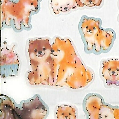 KAMIO JAPAN ｶﾐｵｼﾞｬﾊﾟﾝ ｼｰﾙ ･ PM BABY BABｼｰﾙ SHIBA 柴犬 豆柴 ｼｰﾙ帳 福袋 ｽｹｼﾞｭｰﾙ ﾃﾞｺ ｽﾃｯｶｰ ﾀﾞｲｱﾘｰ ごほうび 花 ｱﾙﾌｧﾍﾞｯﾄ  ｽｹｼﾞｭｰﾙ帳 手帳のﾀｲﾑｷｰﾊﾟｰ :4991277090411