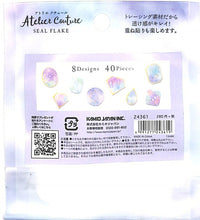 Load image into Gallery viewer, KAMIO JAPAN Kamio Japan Stickers · PM Atelier Couture Seal Flake / Jewel Sticker Book Grab Bag Schedule Deco Sticker Diary Flower Pattern Heart Star Musical Note Mark Seal Schedule Book Planner Time Keeper: 4991277243619
