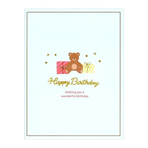 ＃ハニカムケーキバースデーカード : (株)エーピージェイ工房 : Honeycomb cake birthday card : 4995027172808