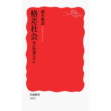 画像をギャラリービューアに読み込む, ＃橘木 俊詔 ＃格差社会　何が問題なのか ﾀﾁﾊﾞﾅｷﾄｼｱｷ --- 格差社会: 何が問題なのか (岩波新書 新赤版 1033) : Shunsuke Tachibanagi 格差社会　何が問題なのか :9784004310334
