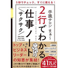 画像をギャラリービューアに読み込む, ＃まぁ~ ＃２行でわかるサクサク仕事ノート ﾏｱ- :9784046053633
