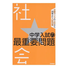画像をギャラリービューアに読み込む, 中学入試の最重要問題★社会
