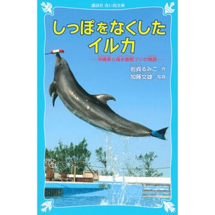 しっぽをなくしたイルカ－沖縄美ら海水族館 Rumiko Iwasada A dolphin that lost its tail - Okinawa Churaumi Aquarium