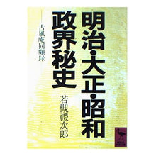画像をギャラリービューアに読み込む, 明治・大正・昭和政界秘史
