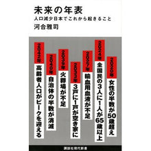 画像をギャラリービューアに読み込む, 未来の年表　人口減少日本でこれから起きる
