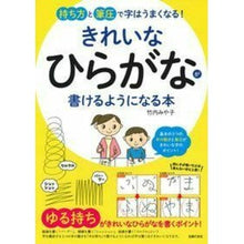 画像をギャラリービューアに読み込む, きれいなひらがなが書けるようになる本
