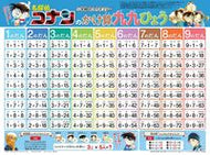 名探偵コナンのかけ算九九ひょう 小学館 :9784099416935