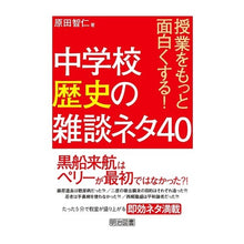 画像をギャラリービューアに読み込む, 中学校歴史の雑談ネタ４０ Harada tomohit 40 junior high school history chat topics
