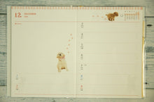Load image into Gallery viewer, Diary 2021 Impress January 2021 Start 2-Week Planner (Horizontal) A6 Fluffy Puppy Diary 2021 Cute Fashionable Character Planner Cover Schedule Book Diary Timekeeper: 9784295003984
