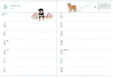 Load image into Gallery viewer, Planner 2022 January Start Impress 2021 December Start Planner Two-Week Horizontal A6 Korokoro Shiba Inu Diary Adult Cute Stylish Kawaii Character Planner Cover Journal Size Planner Timekeeper :9784295006466
