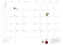 Load image into Gallery viewer, Schedule Book January 2022 Start Impress December 2021 Start Planner Monthly (Monthly Block) B6 Fuwakoro Kotori Schedule Book 2022 Cute for Adults Stylish Cute Character Planner Cover Diary Size Planner Time Keeper :9784295009108
