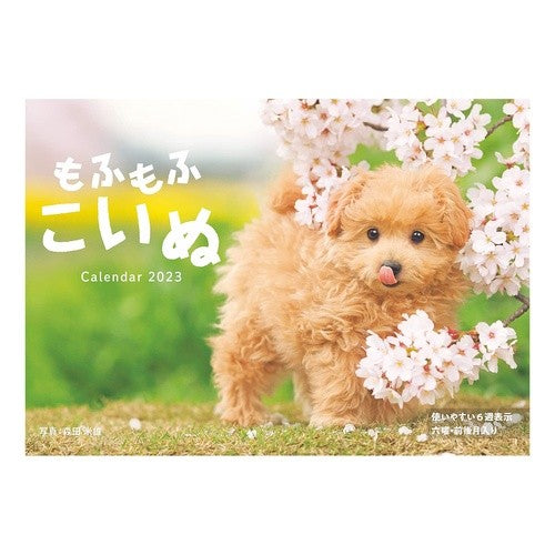 カレンダー　’２３　もふもふこいぬ