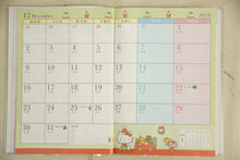 Load image into Gallery viewer, SHUFU TO SEIKATSUSHA 2020 (December 2019 start) Planner Weekly Left (Horizontal) B6 Hello Kitty Diary Book Cute Stylish Character Planner Cover Schedule Book Planner's Time: 9784391153873
