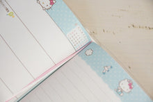 Load image into Gallery viewer, SHUFU TO SEIKATSUSHA 2020 (December 2019 start) Planner Weekly Left (Horizontal) B6 Hello Kitty Diary Book Cute Stylish Character Planner Cover Schedule Book Planner's Time: 9784391153873
