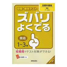 画像をギャラリービューアに読み込む, ズバリよくでる　全教科書　美術
