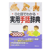画像をギャラリービューアに読み込む, ひと目でわかる　実用手話辞典
