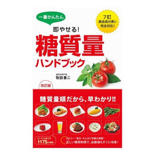 画像をギャラリービューアに読み込む, 糖質量ハンドブック　改訂版
