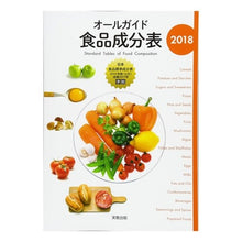 画像をギャラリービューアに読み込む, ’１８　オールガイド食品成分表
