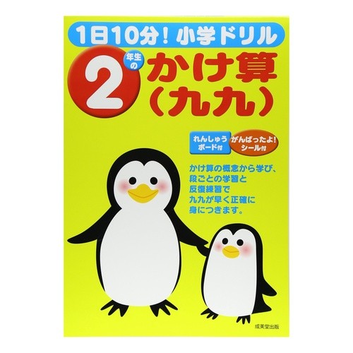 ２年生のかけ算（九九）