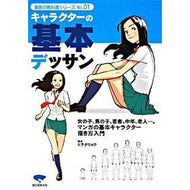 キャラクターの基本デッサン