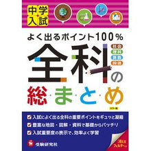 画像をギャラリービューアに読み込む, 中学入試　全科の総まとめ　改訂版
