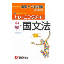 画像をギャラリービューアに読み込む, 中学　国文法　トレーニングノート
