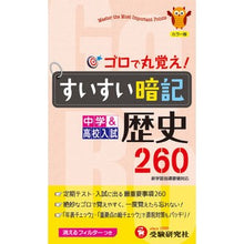 画像をギャラリービューアに読み込む, すいすい暗記　歴史２６０　３訂版

