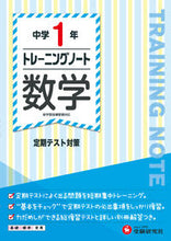 画像をギャラリービューアに読み込む, #増進堂受験研究 #トレーニングノート中学１年数学
