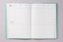 Load image into Gallery viewer, [Name Engraving Possible] TAKAHASHI Shoten 2023 April Start Planner/Organizer B6 No.757 torinco(R) 7 Turquoise Blue Weekly Takahashi Planner Business Adult Cute Stylish Cute Character Planner Cover Size Planner's Time: 9784471797577
