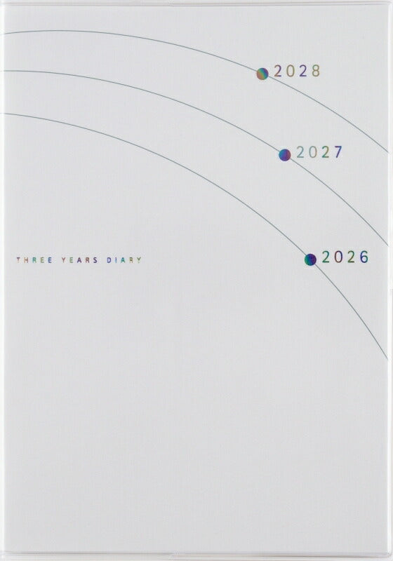 TAKAHASHI Takahashi Shoten 2026 January Start Planner B6 No.18 3-Year Diary Takahashi Planner 2026 Business Standard Simple Planner Cover Cute Bound Planner Diary Schedule Book Planner Timekeeper: 9784471820183