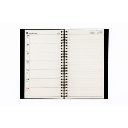 ＃No.91リングダイアリースリム（レフト）黒A5変型判 : (株)日本法令 : No.91 Ring Diary Slim (Left) Black A5 variant size : 9784471850913