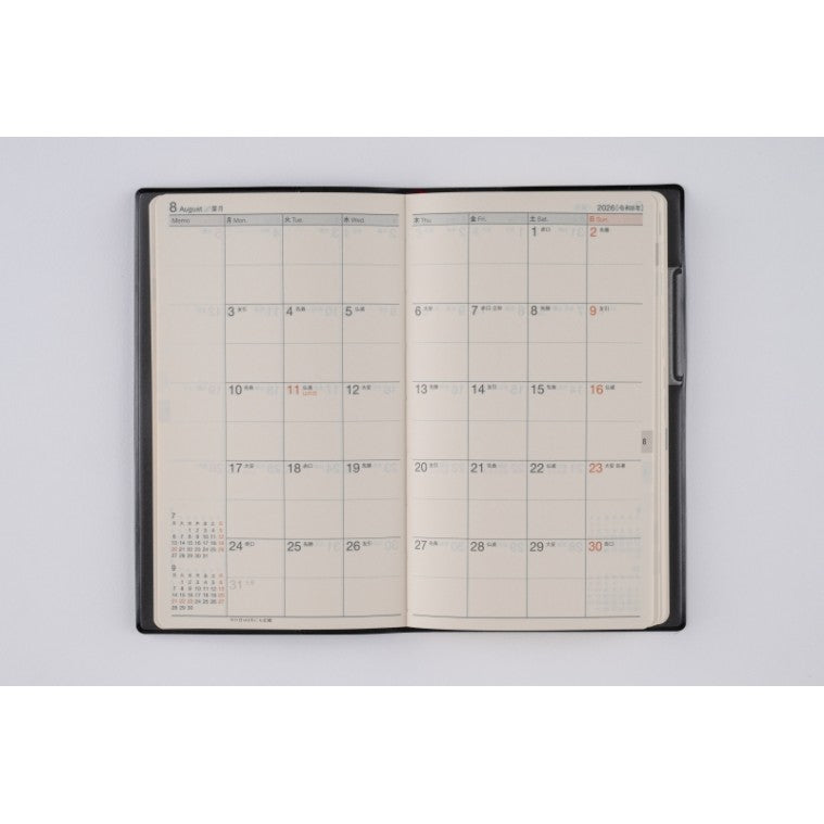 ＃No.107ニューダイアリーアルファ12黒手帳判 : (株)日本法令 : No.107 New Diary Alpha 12 Black Notebook Size : 9784471851071