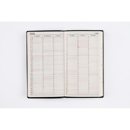 ＃No.122ニューダイアリースリム3黒手帳判 : (株)日本法令 : No.122 New Diary Slim 3 Black Notebook Size : 9784471851224