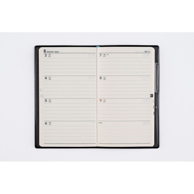＃No.134ニューダイアリーミニ5黒手帳判 : (株)日本法令 : No.134 New Diary Mini 5 Black Notebook Size : 9784471851347