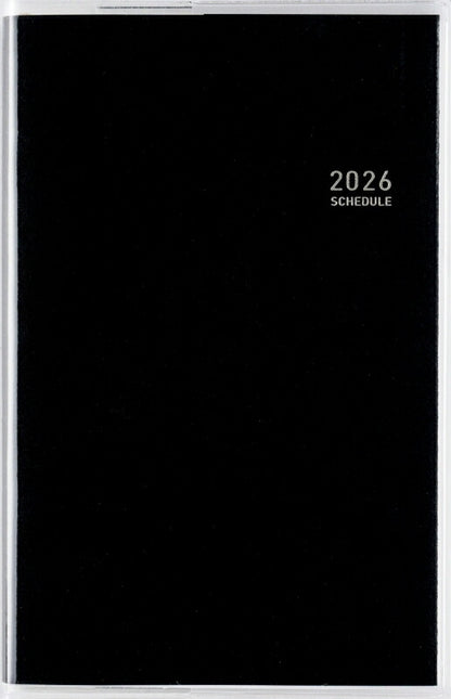 TAKAHASHI Takahashi Shoten 2026 January Start Planner B7 No.147 Business Planner Compact Edition 8 Black Planner Size Takahashi Planner 2026 Business Standard Simple Planner Cover Cute Bound Planner Diary Schedule Book Planner Timekeeper :9784471791476
