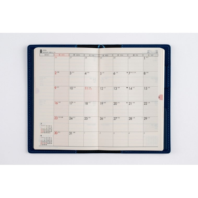 ＃No.167Tbeau（ティーズビュー）日曜始まり5ネイビー手帳判 : (株)日本法令 : No.167Tbeau (Tees View) 5 navy notebook size starting on Sunday : 9784471851675