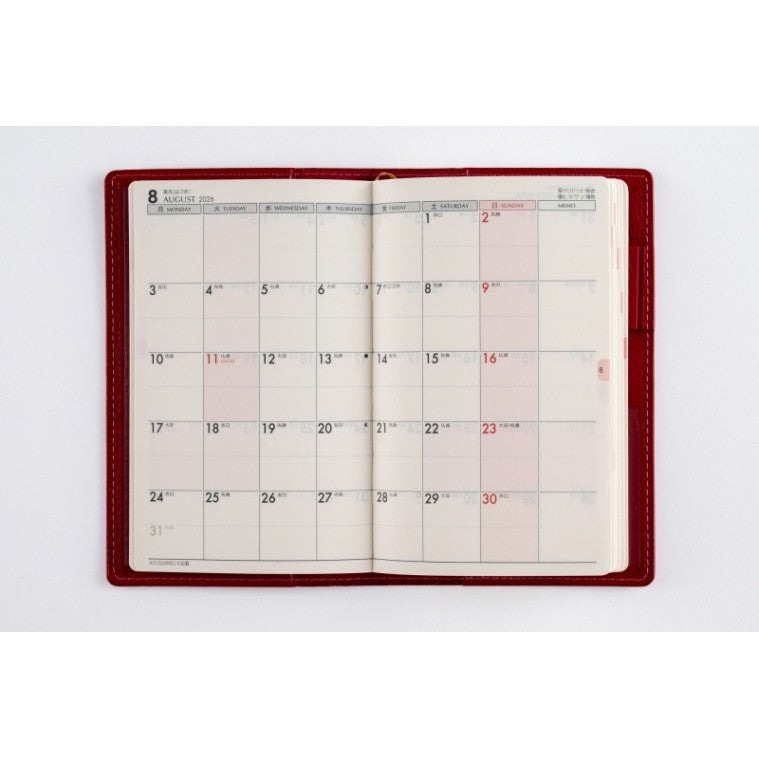 ＃No.170Tbeau（ティーズビュー）2レッド手帳判 : (株)日本法令 : No.170Tbeau 2 red notebook size : 9784471851705