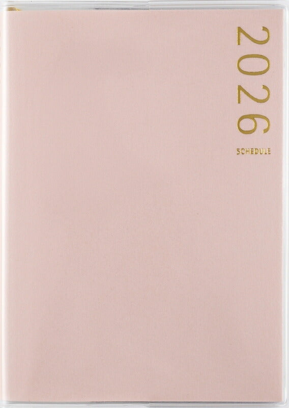 TAKAHASHI Takahashi Shoten 2026 January Start Planner B7 No.196 Tpure T'z Pure 2 Pink Takahashi Planner 2026 Business Standard Simple Planner Cover Cute Bound Planner Diary Monday Start Schedule Book Planner Timekeeper :9784471791964