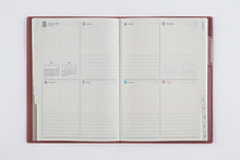 Load image into Gallery viewer, TAKAHASHI Takahashi Shoten 2026 January Start Planner B6 No.531 torinco 8 Rosewood Takahashi Planner 2026 Business Standard Simple Planner Cover Cute Bound Planner Diary Schedule Book Planner Timekeeper: 9784471802219
