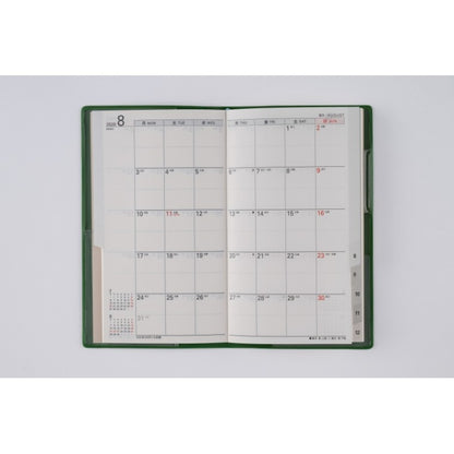 ＃No.309リベルインデックス9月曜フォレストブルーグリーン手帳判 : (株)日本法令 : No.309 Liber Index 9 Monday Forest Blue Green Notebook Format : 9784471853099