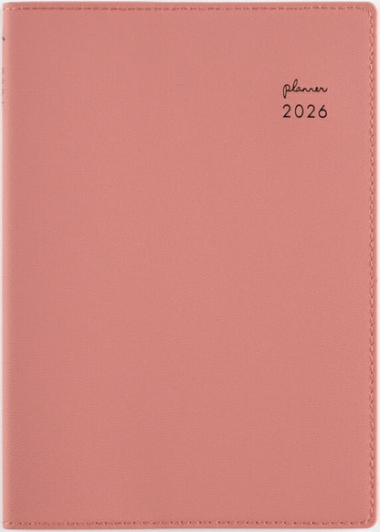 TAKAHASHI Takahashi Shoten 2026 January Start Planner B6 No.366 Relaclaire 6 Monday Start Pink Salt Takahashi Planner 2026 Business Standard Simple Planner Cover Cute Bound Planner Schedule Book Planner Timekeeper :9784471823191