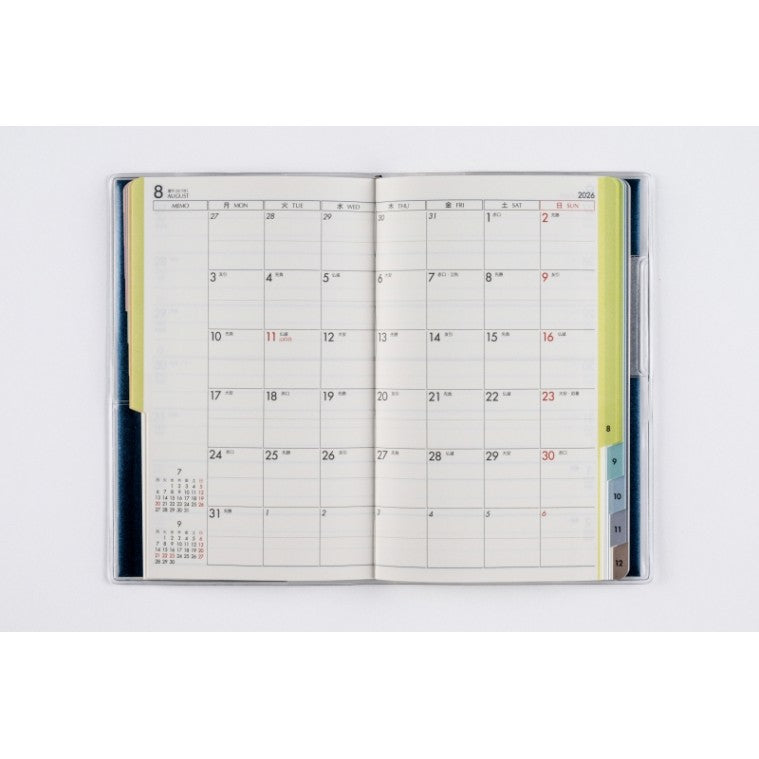 ＃No.337Tbeau（ティーズビュー）インデックス4紺手帳判 : (株)日本法令 : No.337Tbeau Index 4 Navy notebook size : 9784471853372