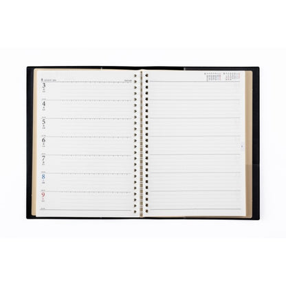 ＃No.451リングダイアリー（レフト）黒A5判 : (株)日本法令 : No.451 Ring diary (left) black A5 size : 9784471854515